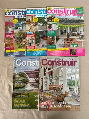 Coleção Construir + Construir Mais por Menos - arquitetura e reforma (kit selecionado)
