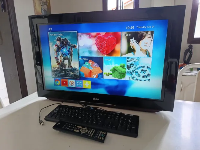 Monitor De Pcs e TV 32" Digital Integrada 2 Em 1