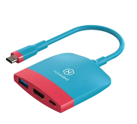 Adaptador Hub USB-C 3in1 Hagibis