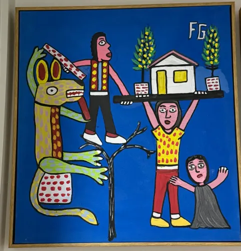 Quadro Francisco Graciano acrílico sobre tela