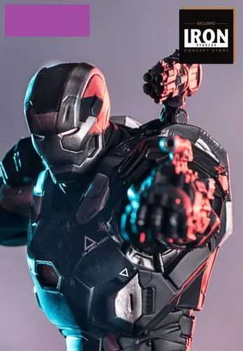 War Machine - Máquina de Combate - Cap.America: Civil War Iron Studios Exclusiva Mão Extra