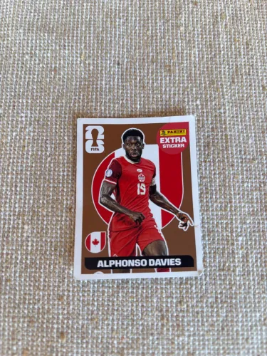 Figurinha Extra Sticker Bronze Alphonso Davies