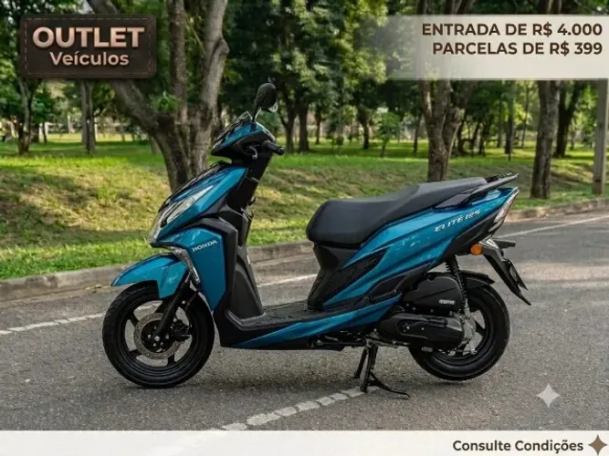 HONDA ELITE 125 ELITE 125 2025/2025 4 mil de entrada + parcelas de 399