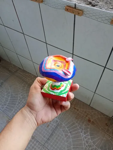 Cinzeiro de cogumelo