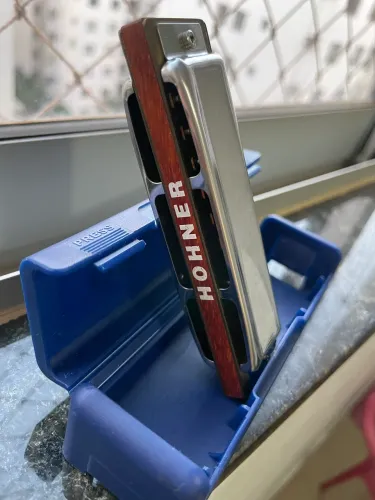 Gaita Hohner Blues Harp MS 532/20 C - Made in Germany + Estojo Original