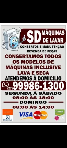 Técnico de Máquina de Lavar SD