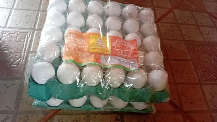 Ovo branco cartela 30.unidade