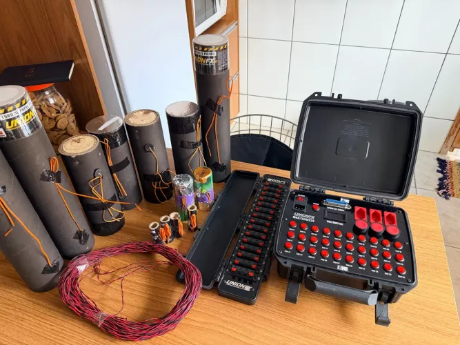 Kit completo de PIROTECNIA 