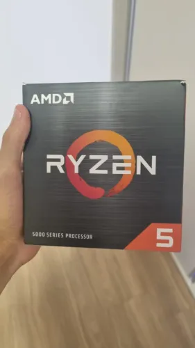 Processador Ryzen 5 5500 AM4 Usado Com Cooler e Caixa Original