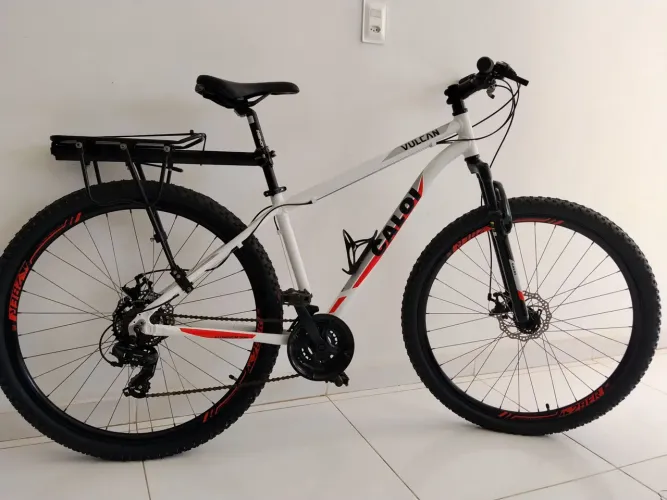 Bicicleta aro 29 Caloi Vulcan em Alumínio