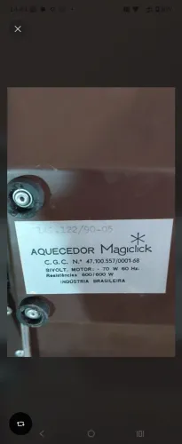 Aquecedor Portátil Vintage Magiclick Bivolt - Funcionando (Colecionável / Anos 80)