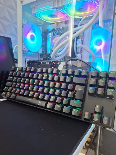 Kit gamer T-dagger mouse, fone, teclado e mouse pad