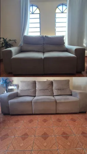 Conjunto de sofás reclináveis