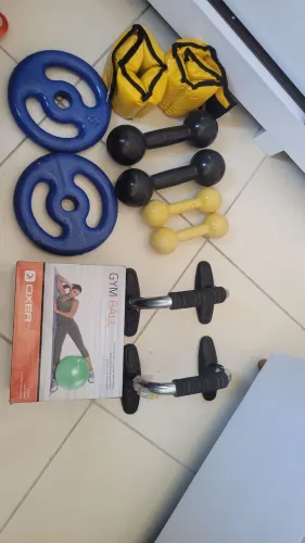 Vendo halteres para academia