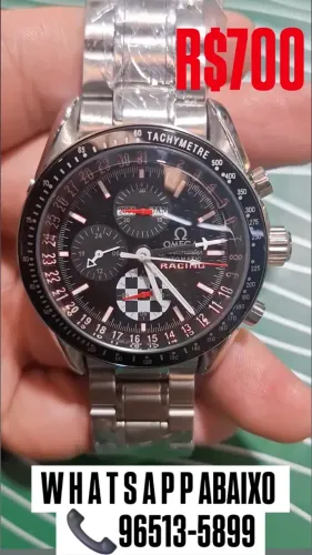 Relógio OMEGA AUTOMÁTICO - MODELO RACING SHUMACHER