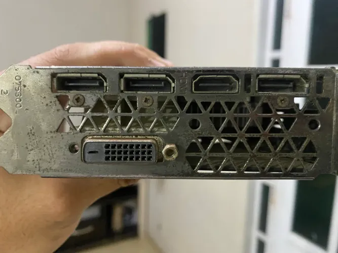 Placa de vídeo zotac gtx 1060 6Gb (usada)