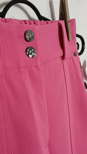 Calça rosa alfaiataria 