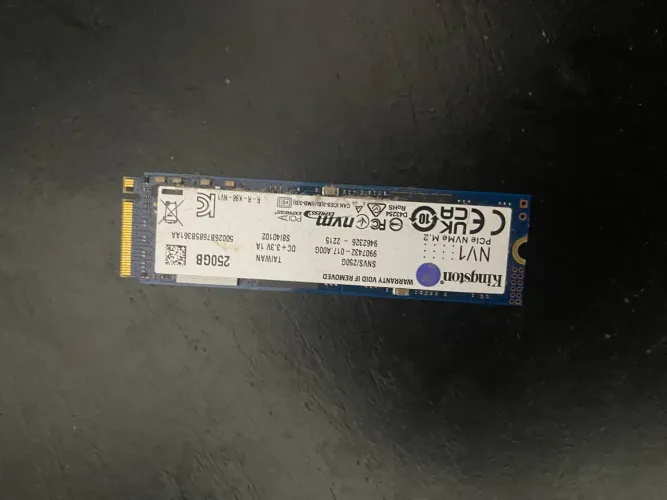 SSD NVME M2 250gb KINGSTON