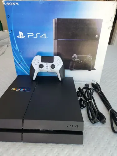 Ps4 Fat 500GB Bloqueado (Com Caixa Original)