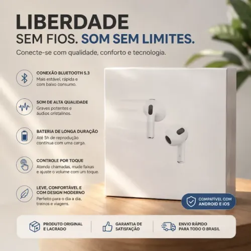 Fone de ouvido 