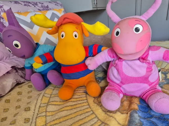 Bonecos Backyardigans - Austin, Tyrone e Uniqua