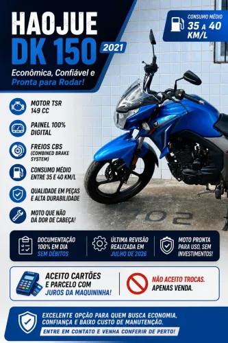 Haojue DK 150 Azul