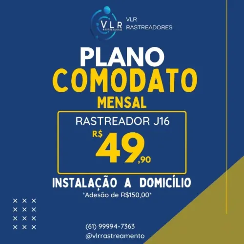 Rastreador Veicular em Comodato | Adesão R$150