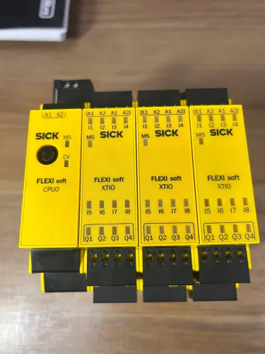 Módulo de Segurança SICK Flexi Soft CPU + Memory Plug + 3 XTIO