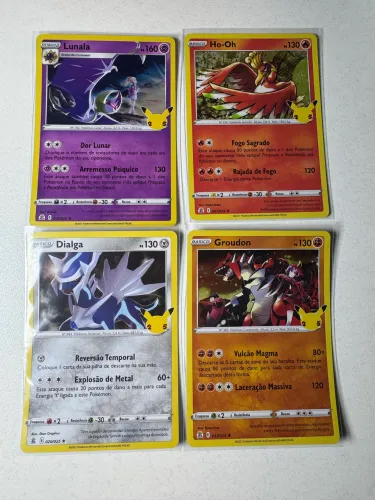 Cartas Pokémon foil 12 unidades + 30 cartas aleatorias