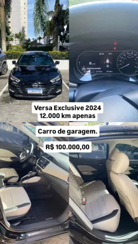 Nissan Versa Exclusive 1.6 16V Flex AUT 2024