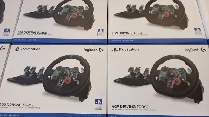 Volante Logitech G29 Driving Force para Ps5, Ps4, Ps3 e Pc 