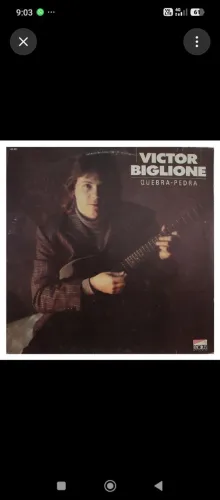 LP Victor Biglione - Quebra-Pedra - Som Livre / Chorus 1989