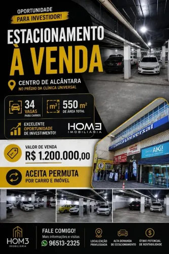 Oportunidade em Alcântara  Estacionamento com 34 Vagas | Aceita Permuta.