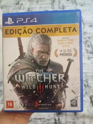 JOGO "THE WITCHER WILD HUNT." PARA PS4