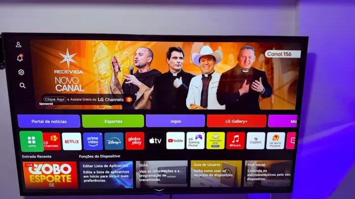 Smart TV LG 55" 4K Ultra HD UT80 Ger7 AI- 55UT8050PSA