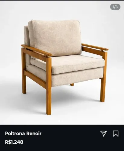 **PROMOÇÃO** POLTRONA RENOIR