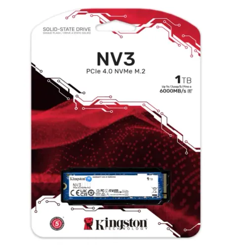 SSD Kingston NV3 1TB M.2 2280 NVMe Gen4