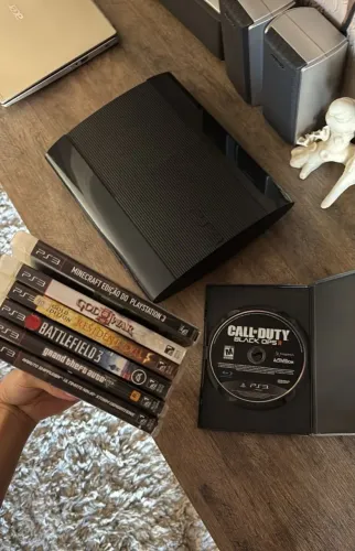 PS3 (usado) com jogos