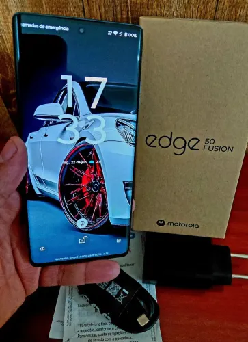 Moto Edge 50 Fusion//256 GB//NFC//Snapdragon//Completo Com Nota!!