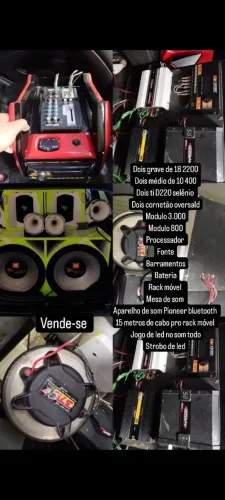 Vendo som de mala completo