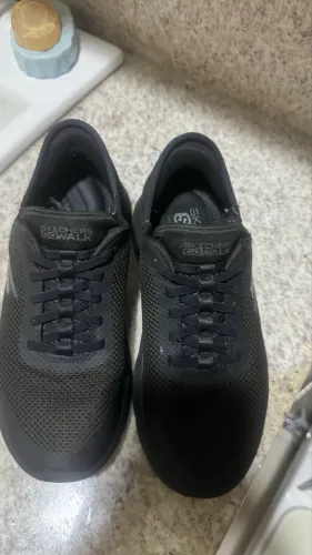 tênis Skechers Slip-ins pretos com tecnologia Air Cooled Memory
