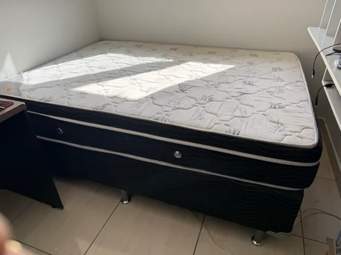Cama Box Casal Ortobom Magestic SuperPocket - Excelente estado