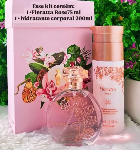 Presente Floratta Rose. Kit Boticário. Original e lacrado. Faço entregas.