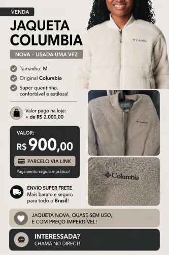 Jaqueta Columbia feminina