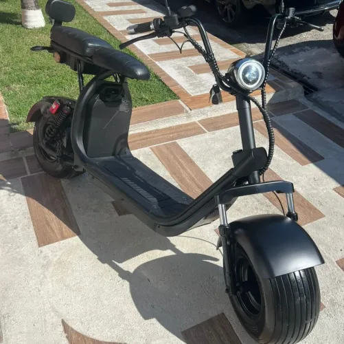 Scooter elétrica X7 2000w, 15ah, preta 