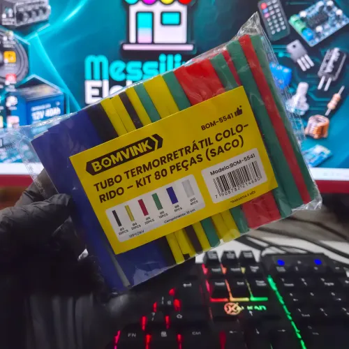 Kit tubos termorretratil KIT 80 peças