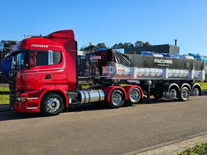 Scania R440 6x2 Streamline Ano 19 Automático Retarder Teto Alto + Basculante 30m³ 0km s/pn