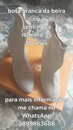 Bota Beira rio Branca