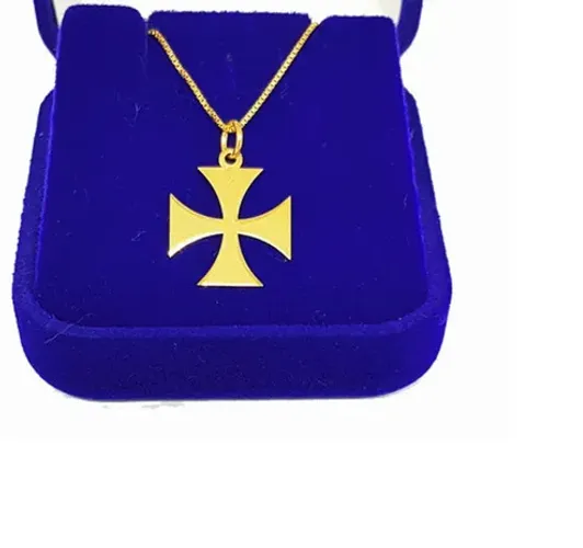 Pingente Vasco Ouro 18 Kilates Peso 1.35 Gramas 14 mm