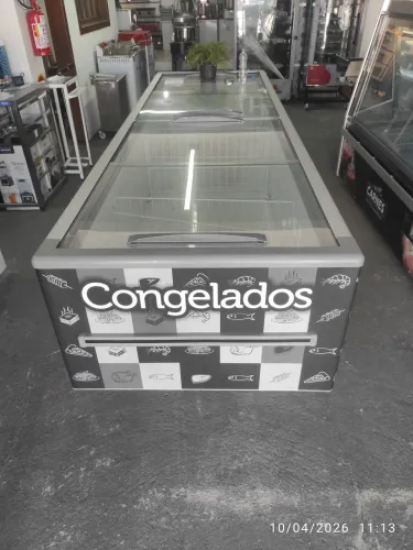 Bh Expositor ilha de congelados Fricon 1163 litros 3x1